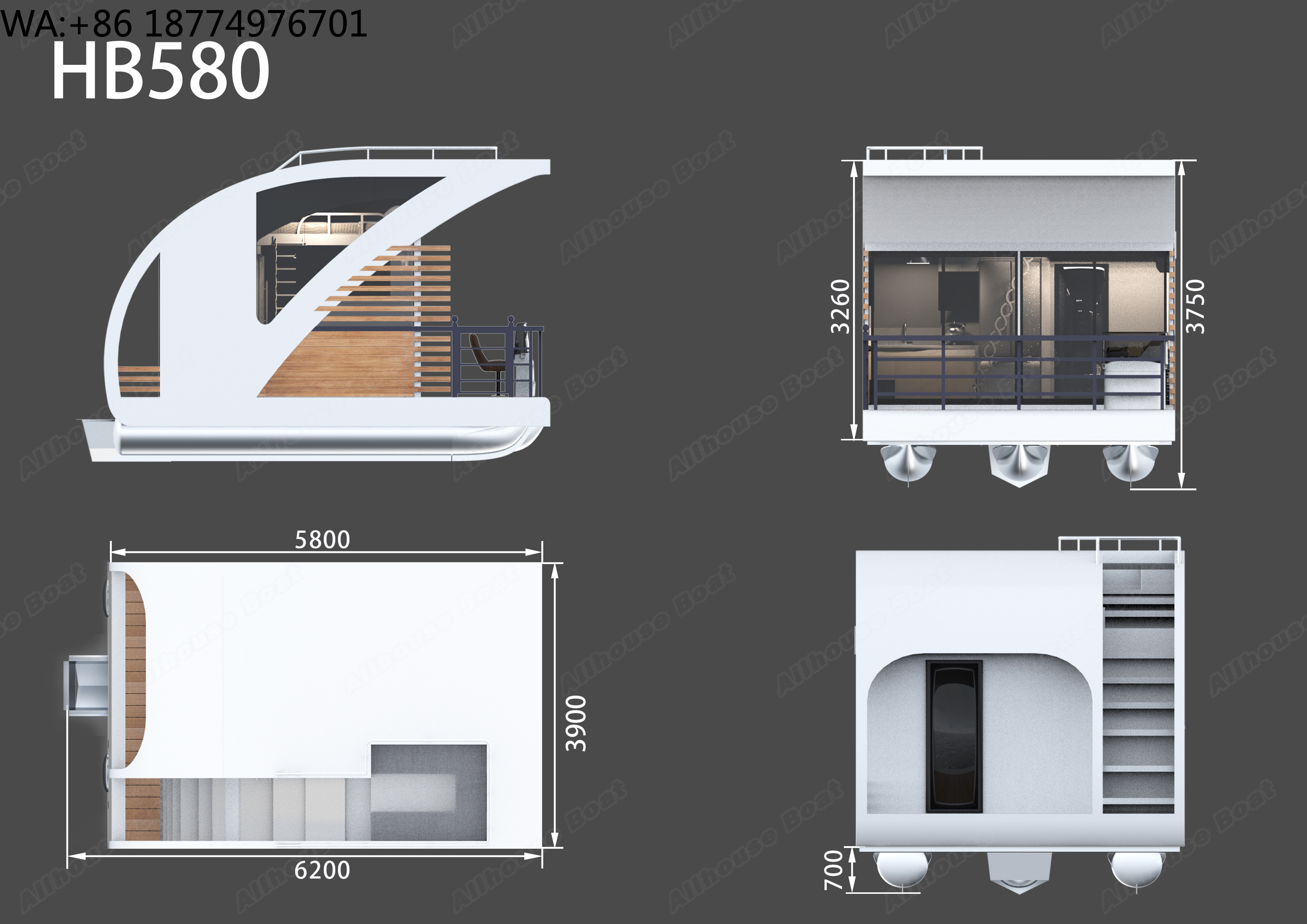 Esports Gaming Arena - Allhouse HB-580 VR 360° Immersive Arena