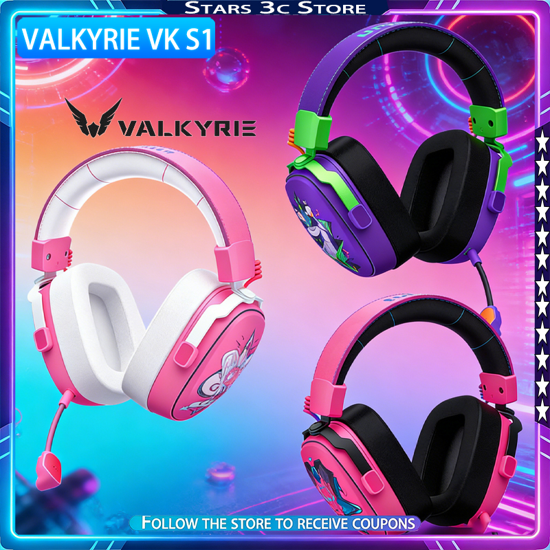 Esports Gaming Headphones - VALKYRIE VK S1 Gaming Headset Wireless