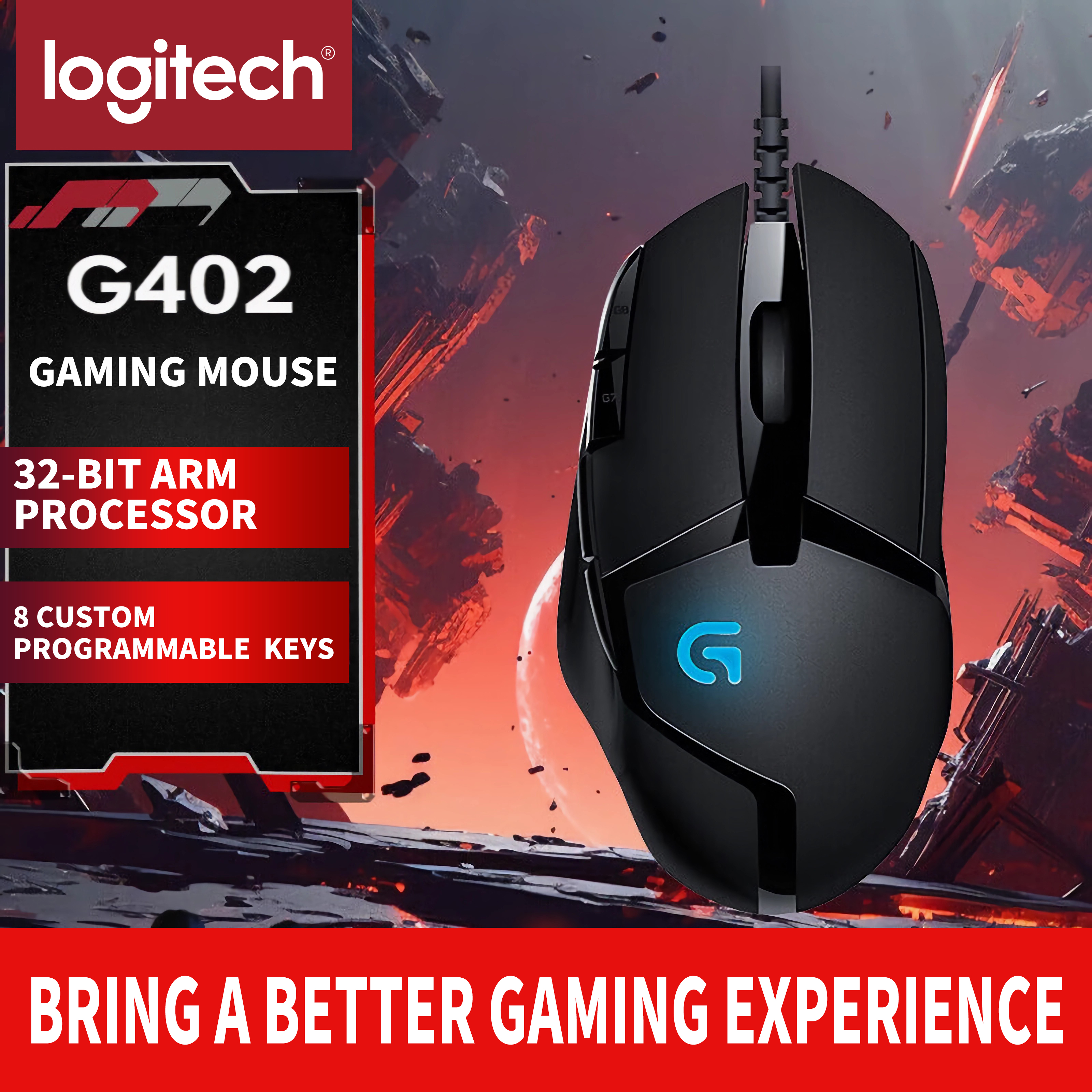 Esports Gaming Competition - Logitech (G) G402 gaming mouse wired