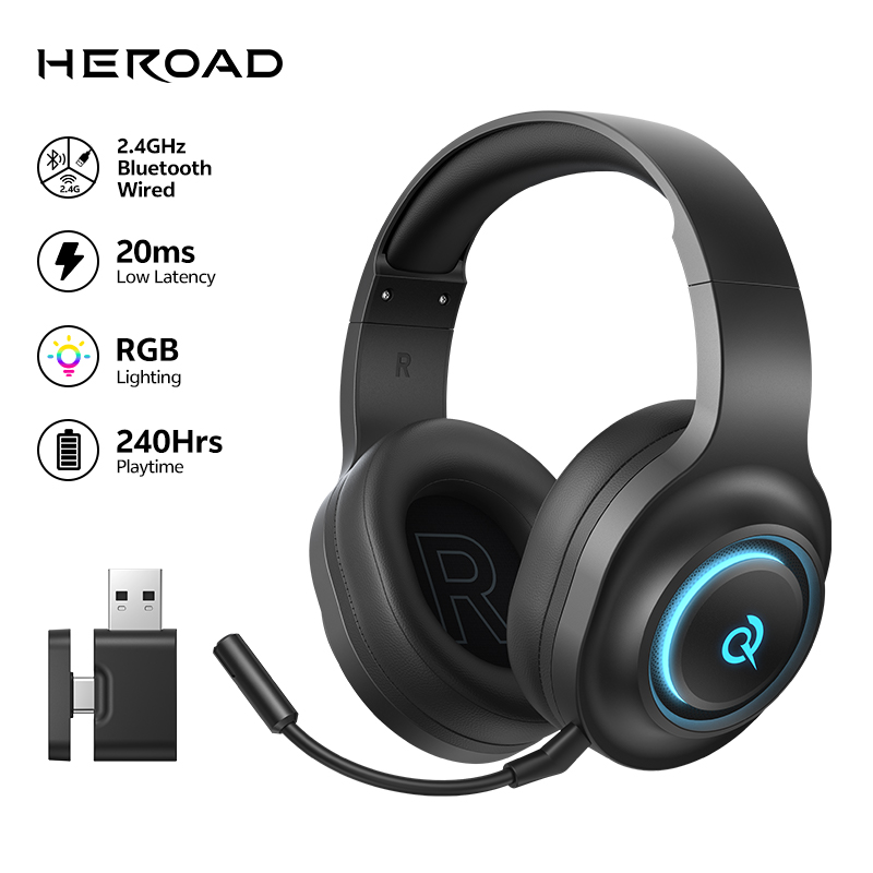 Gaming Headset 7.1 - QCY Heroad V200 Gaming Headset with