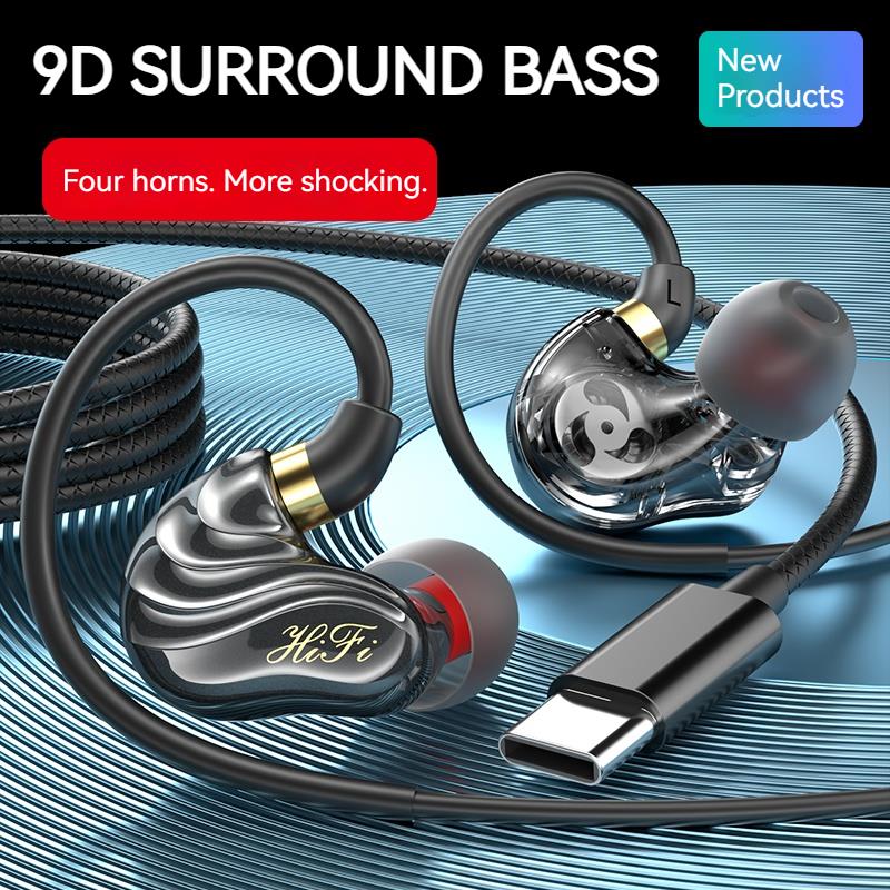 Esports Gaming Headphones - 9D Surround Sound Gamer Earphones Type