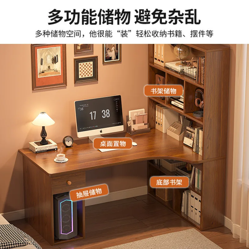 Large Computer Desk Bookshelf  - Esports Gaming School recensie en prijs