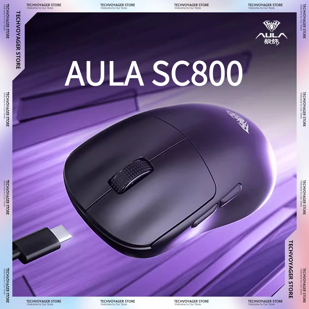 AULA SC800 Gaming Mouse Paw339 - Esports Wireless Gaming Mouse recensie en prijs