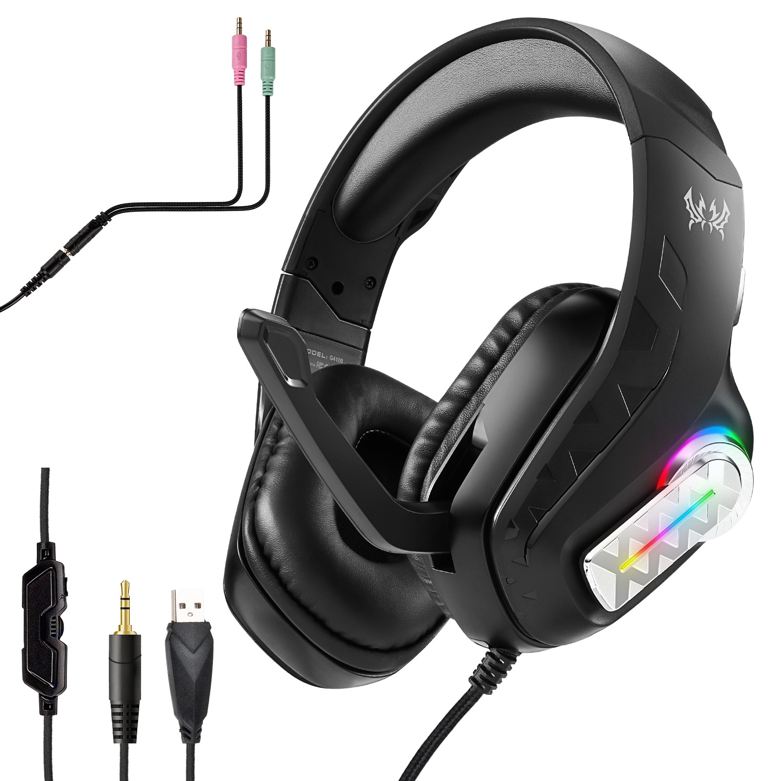1PC G4100 RGB Wired Gaming Hea - Gaming Headset 7.1 recensie en prijs