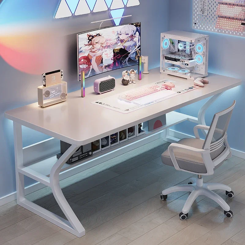 White Wooden Computer Desks De - Esports Gaming School recensie en prijs