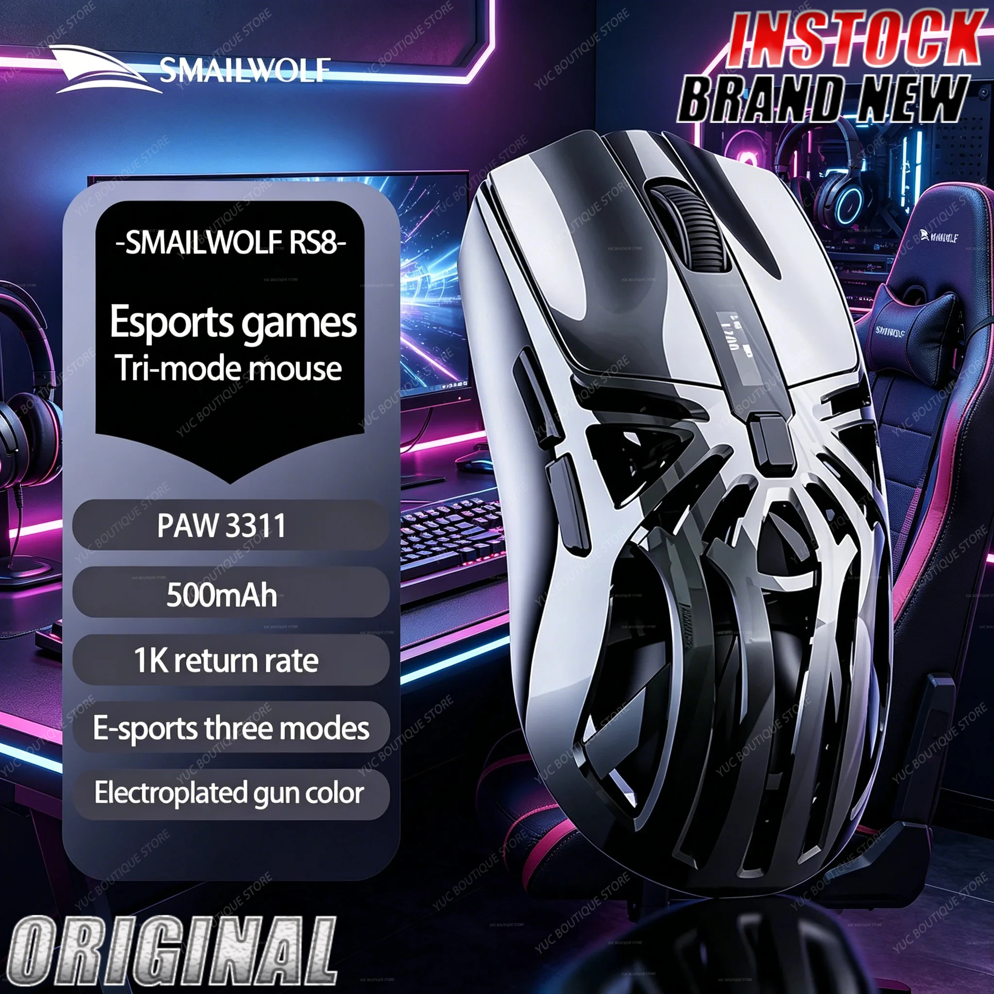 Brand Name　SmailWolf RS8 Bluet - Esports Gaming Names recensie en prijs
