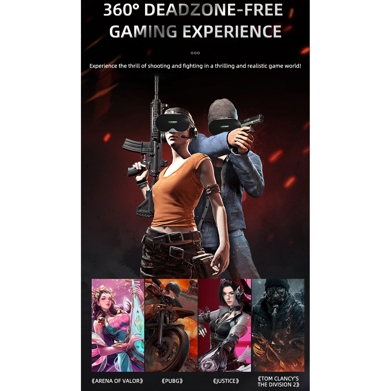 Virtual Reality 3D VR Glasses  - Esports Gaming Headphones recensie en prijs