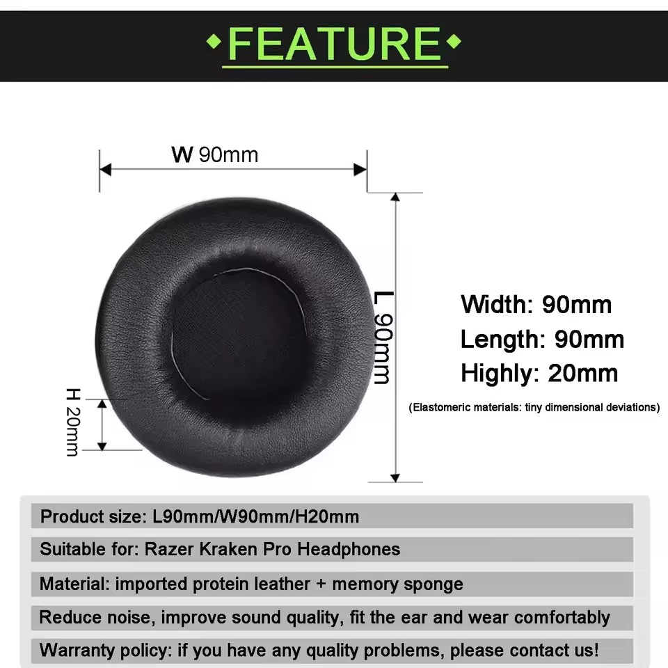 Comfortable Foam Ear Pads for  - Gaming Headset 7.1 recensie en prijs