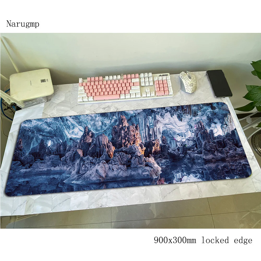 Caves mouse pad 90x30cm mousep - Best Esports Gaming Keyboard recensie en prijs