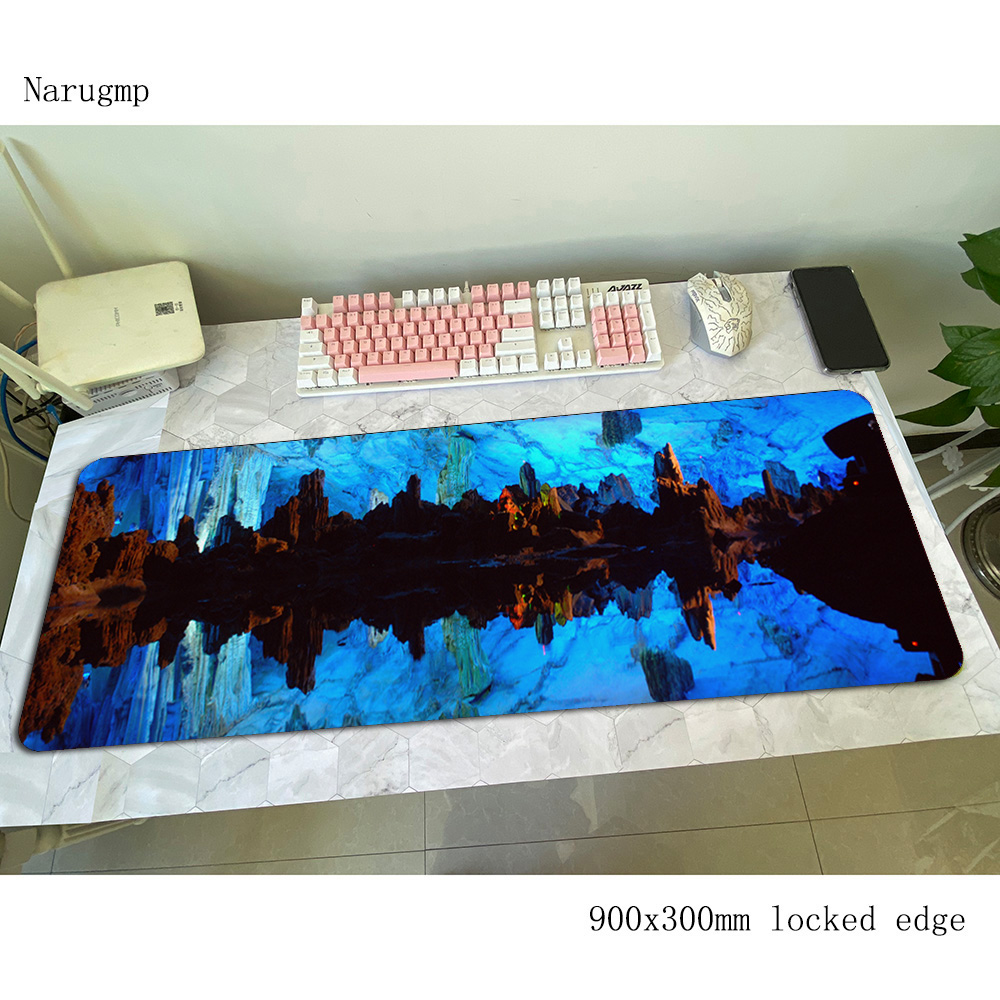 Caves mouse pad 90x30cm mousep - Best Esports Gaming Keyboard recensie en prijs