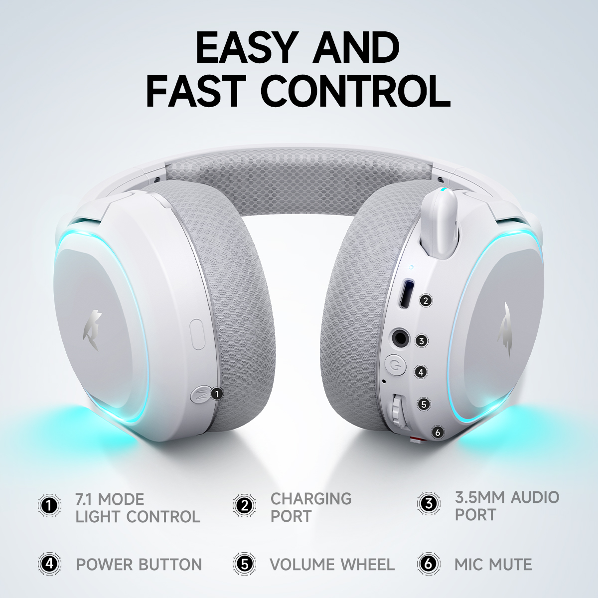 Picun G2 2.4GHz Bluetooth Wire - Gaming Headset 7.1 recensie en prijs