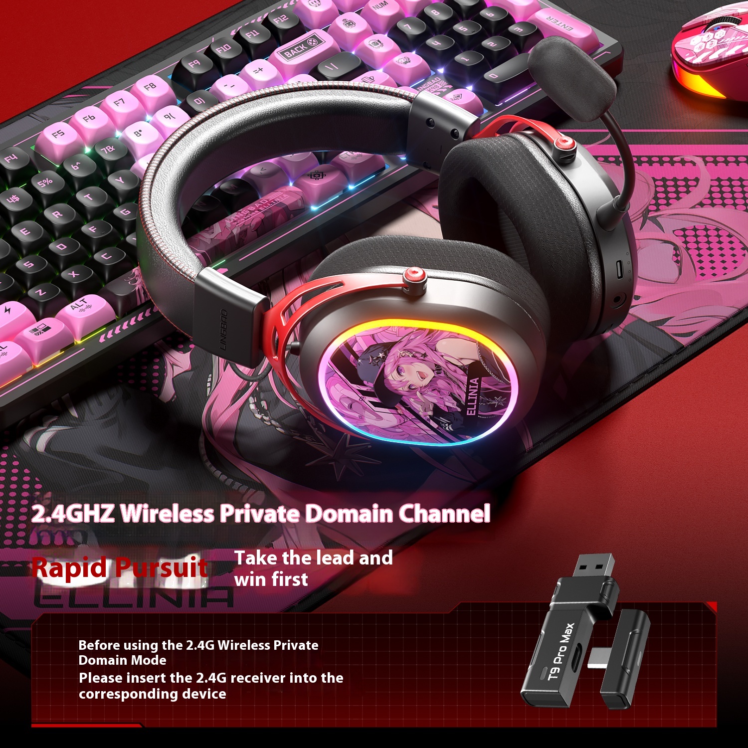 LingBao T9 Pro Max Wireless He - Gaming Headset 7.1 recensie en prijs