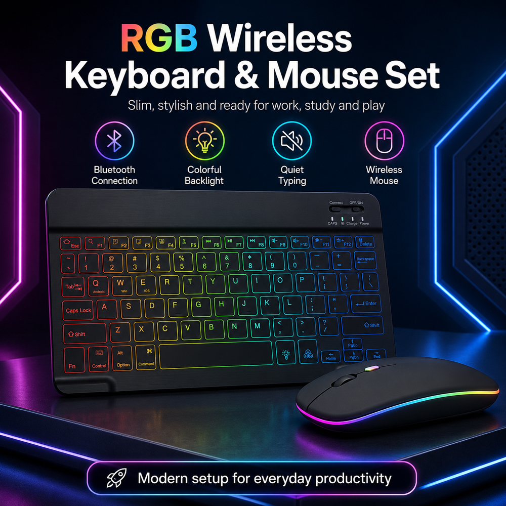 New Ultra Slim Portable 7 Colo - Esports Wireless Gaming Mouse recensie en prijs