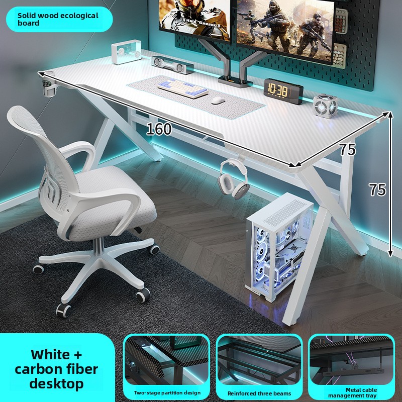 Minimalist Computer desk two-s - Esports Gaming School recensie en prijs