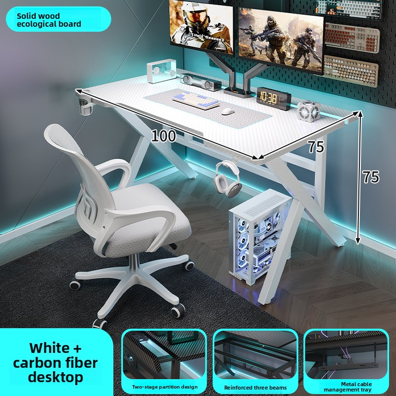 Minimalist Computer desk two-s - Esports Gaming School recensie en prijs