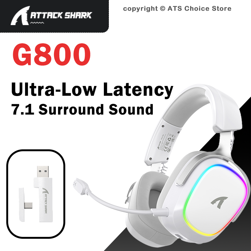 ATTACK SHARK G800 Wireless Gam - Gaming Headset 7.1 recensie en prijs