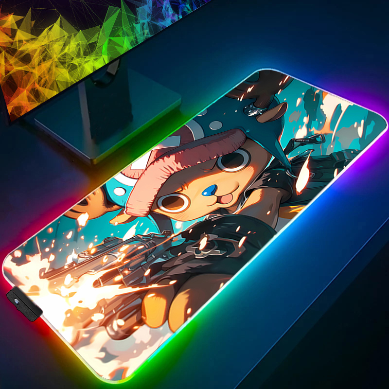 RGB Mouse Pad one piece Tony T - Esports Gaming Pad recensie en prijs