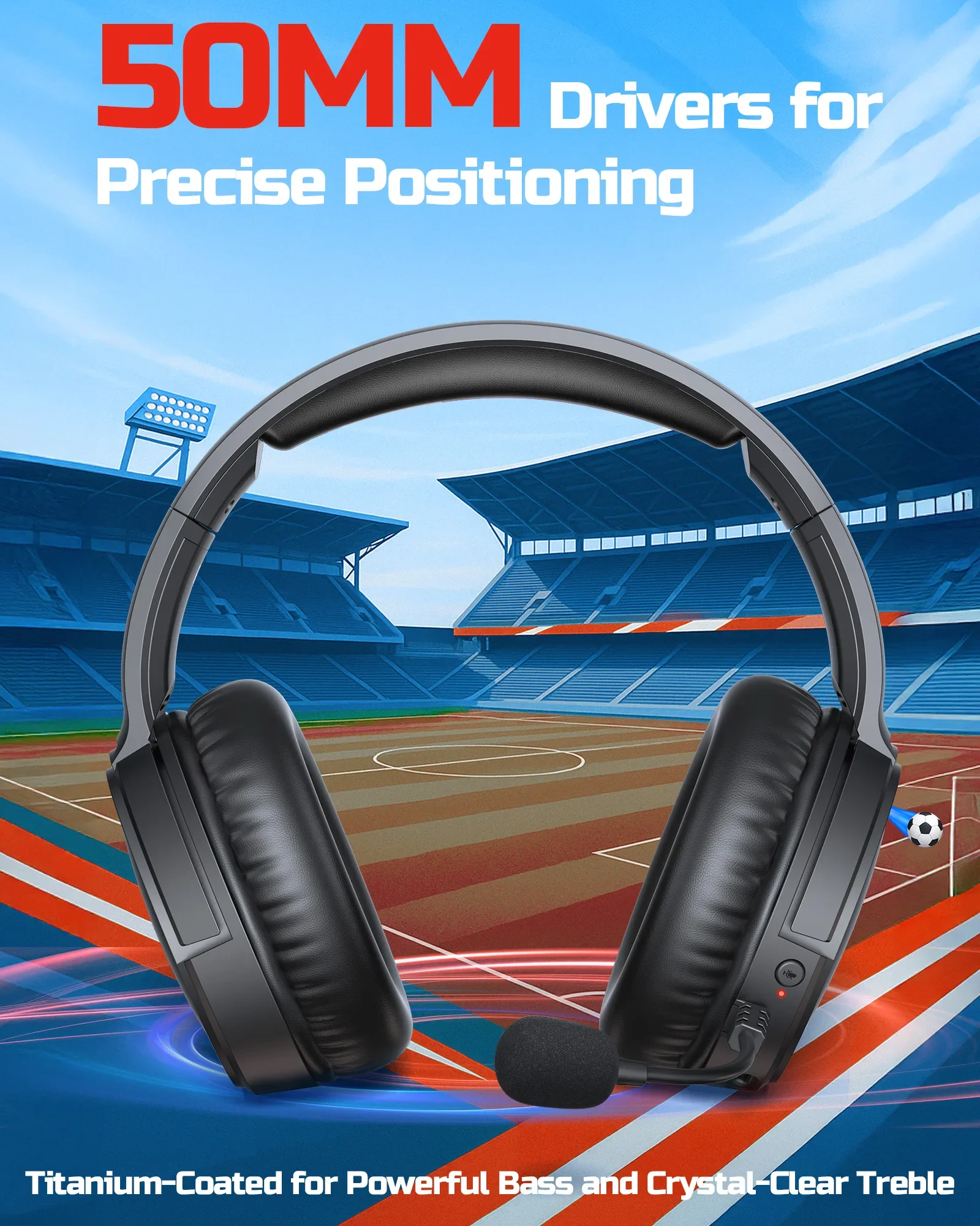 BINNUNE BW02 Wireless Gaming H - Gaming Headset 7.1 recensie en prijs
