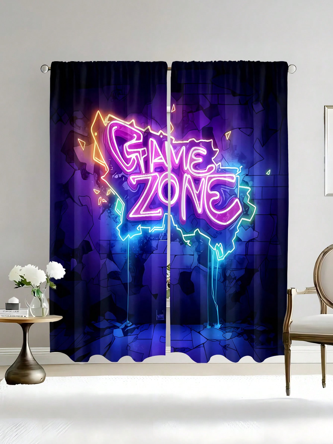Neon Game Zone Curtain, Esport - Esports Gaming Youtube recensie en prijs