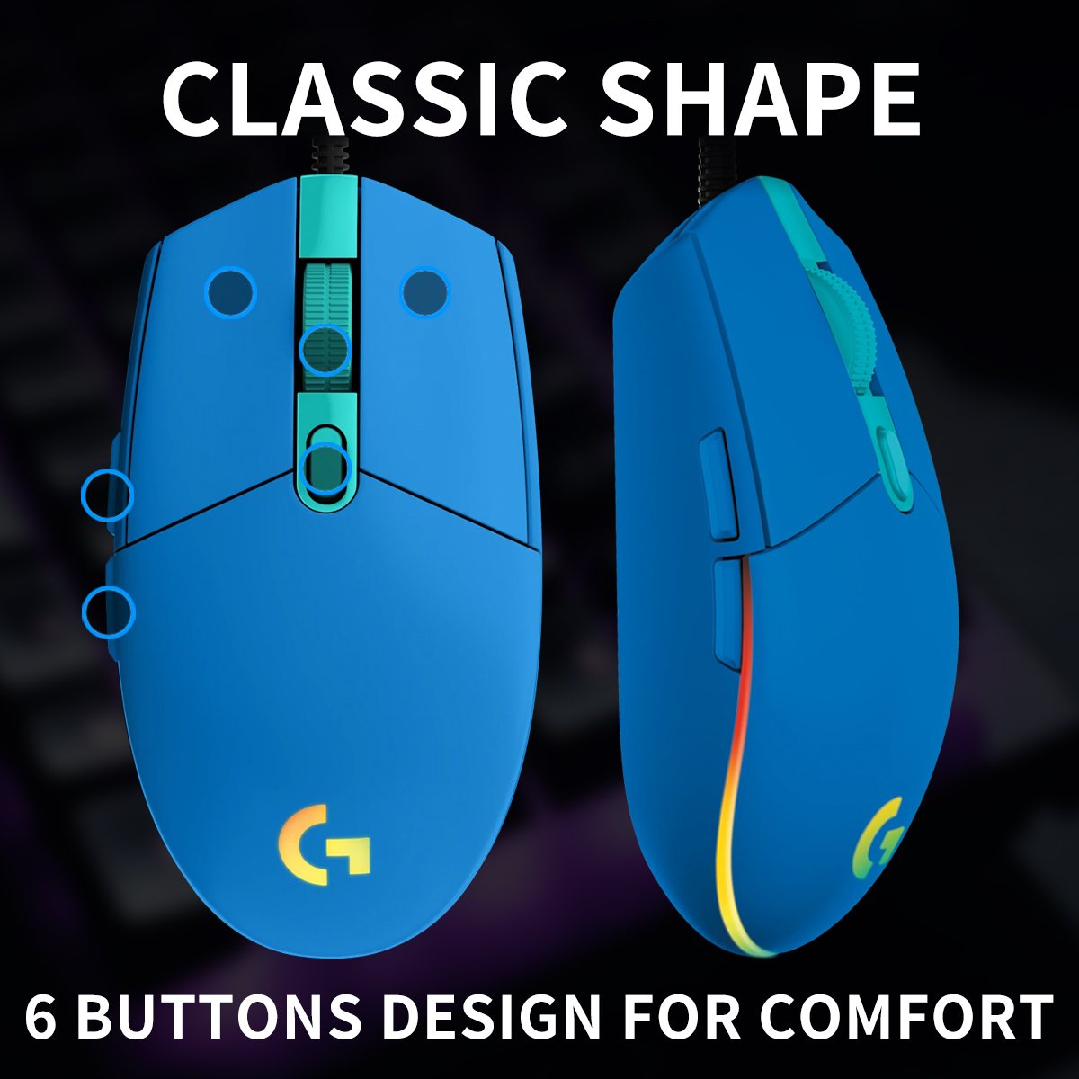 Logitech G203 Wired Gaming Mou - Esports Gaming Competition recensie en prijs