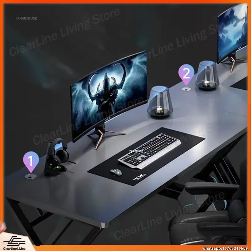 Double Computer Desk Long Gami - Esports Gaming School recensie en prijs
