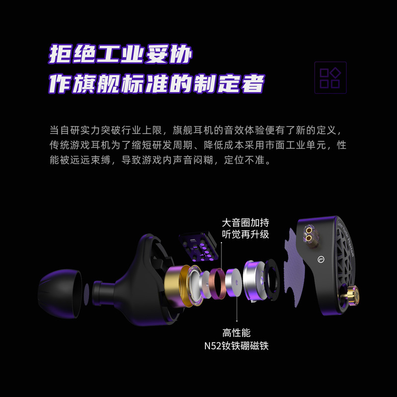 KZ Phantom HiFi Flagship Gamin - Esports Gaming Headphones recensie en prijs