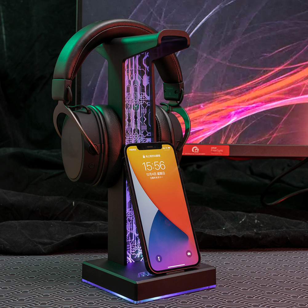 RGB Gaming Headphone Stand Dua - Esports Gaming Headphones recensie en prijs