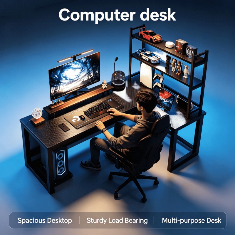 Adjustable Height L Shaped Cor - Esports Gaming School recensie en prijs