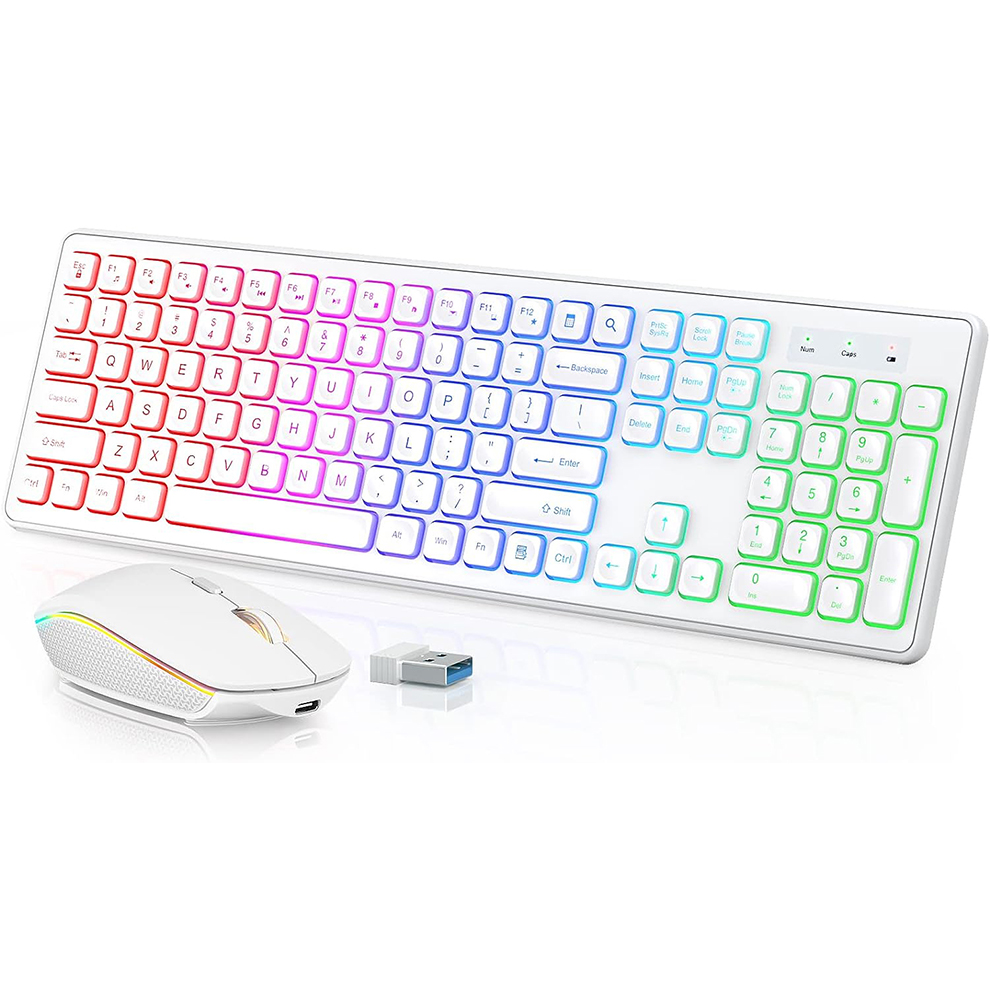 Backlit Wireless Keyboard and  - Esports Wireless Gaming Mouse recensie en prijs