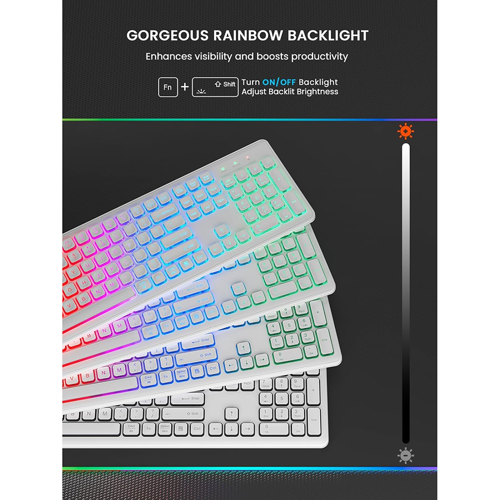 Backlit Wireless Keyboard and  - Esports Wireless Gaming Mouse recensie en prijs